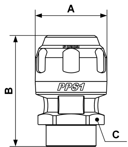 Raccord CMMFP25PG29 Teaflex – Conversion CM-MF 25 PG29
